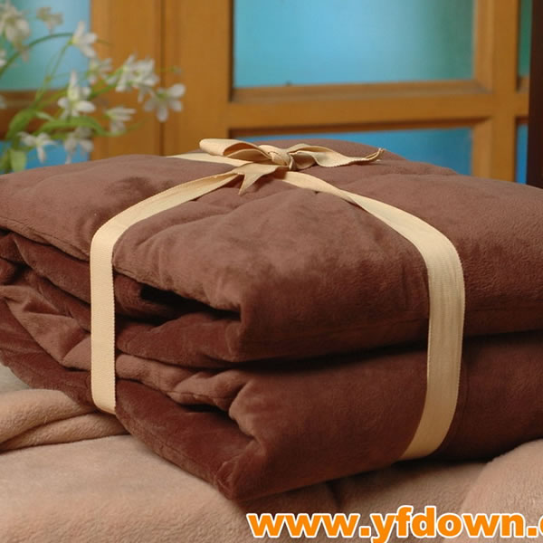MicroDenier 100% Polyester Fiber Filled Short hair velvet Blankets
